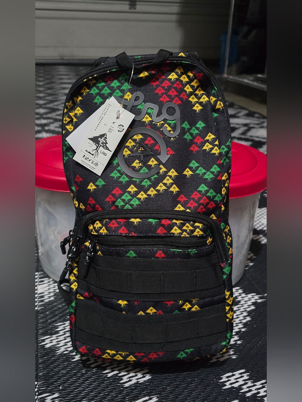LRG Remix Sling Bag in Black